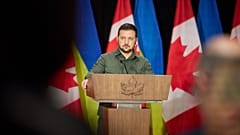 Ottawa, 22 settembre 2023: Zelensky al Parlamento canadese. 