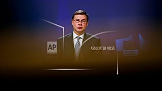 Il commissario europeo per il Commercio Valdis Dombrovskis in visita ufficiale in Cina