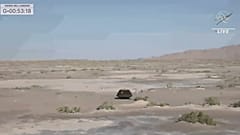 العينة لدى هبوطها على الأرض