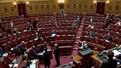 L'interno del Senato al Palais du Luxembourg. (24.9.2023)