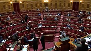 L'interno del Senato al Palais du Luxembourg. (24.9.2023)