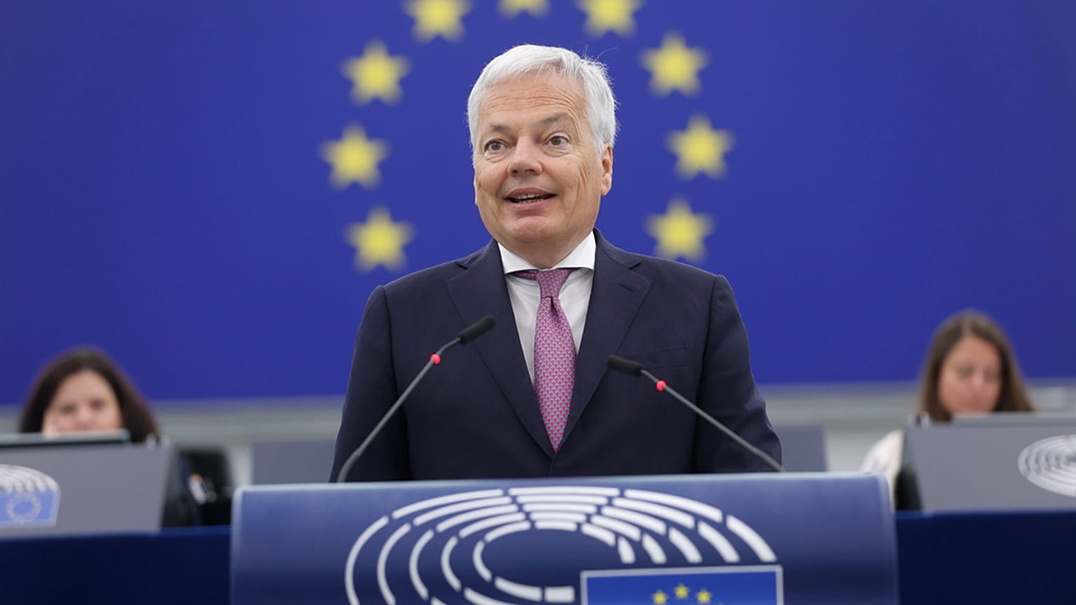 EU-Justizkommissar Didier Reynders im Juni 2023