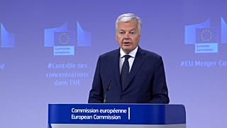 Didier Reynders, Commissioner for Justice of the European Union.