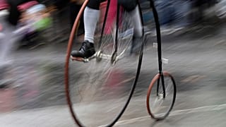 Radfahren wie vor 150 Jahren