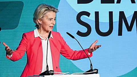 European Commission President Ursula von der Leyen travelled to Prague to meet with the Czech Prime Minister Petr Fiala.