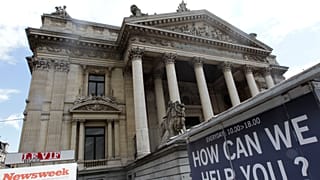 La Bourse de Bruxelles avant les travaux de rénovation