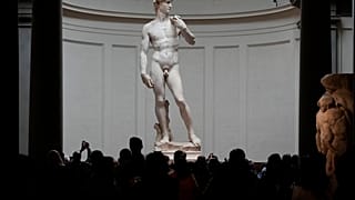 Michelangelo Dávid szobra Firenzében