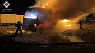 Auch die benachbarte Region Odessa wurde von Kamikaze-Drohnen attackiert