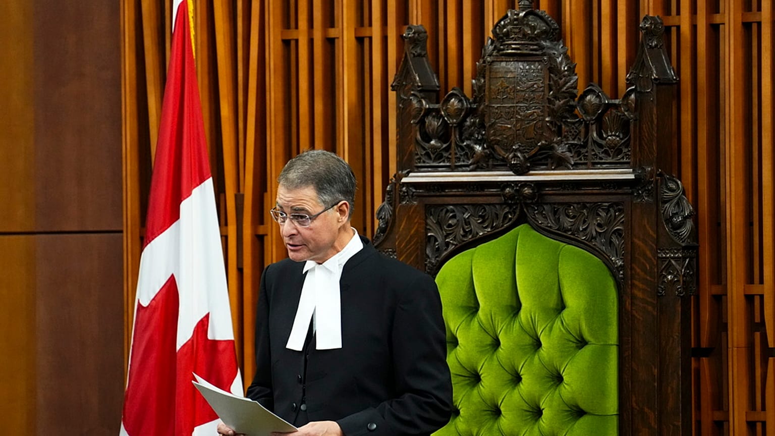 The Speaker of the House of Commons Anthony Rota in the House of Commons on Parliament Hill in Ottawa on Friday, Sept. 22, 2023