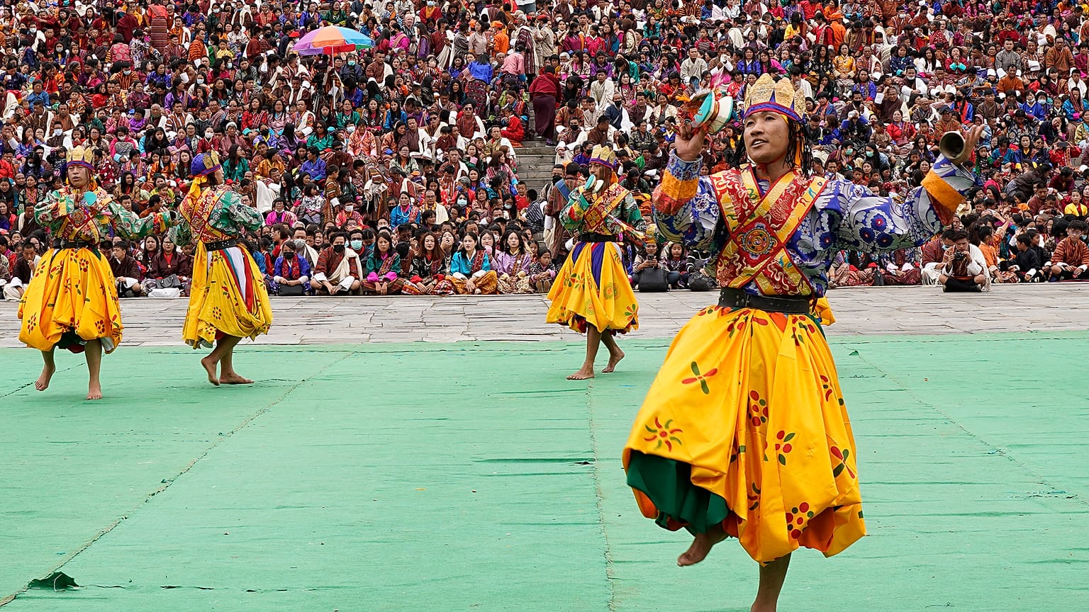 Fest zu Ehren von Guru Rinpoche in Bhutan