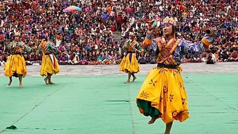 Fest zu Ehren von Guru Rinpoche in Bhutan
