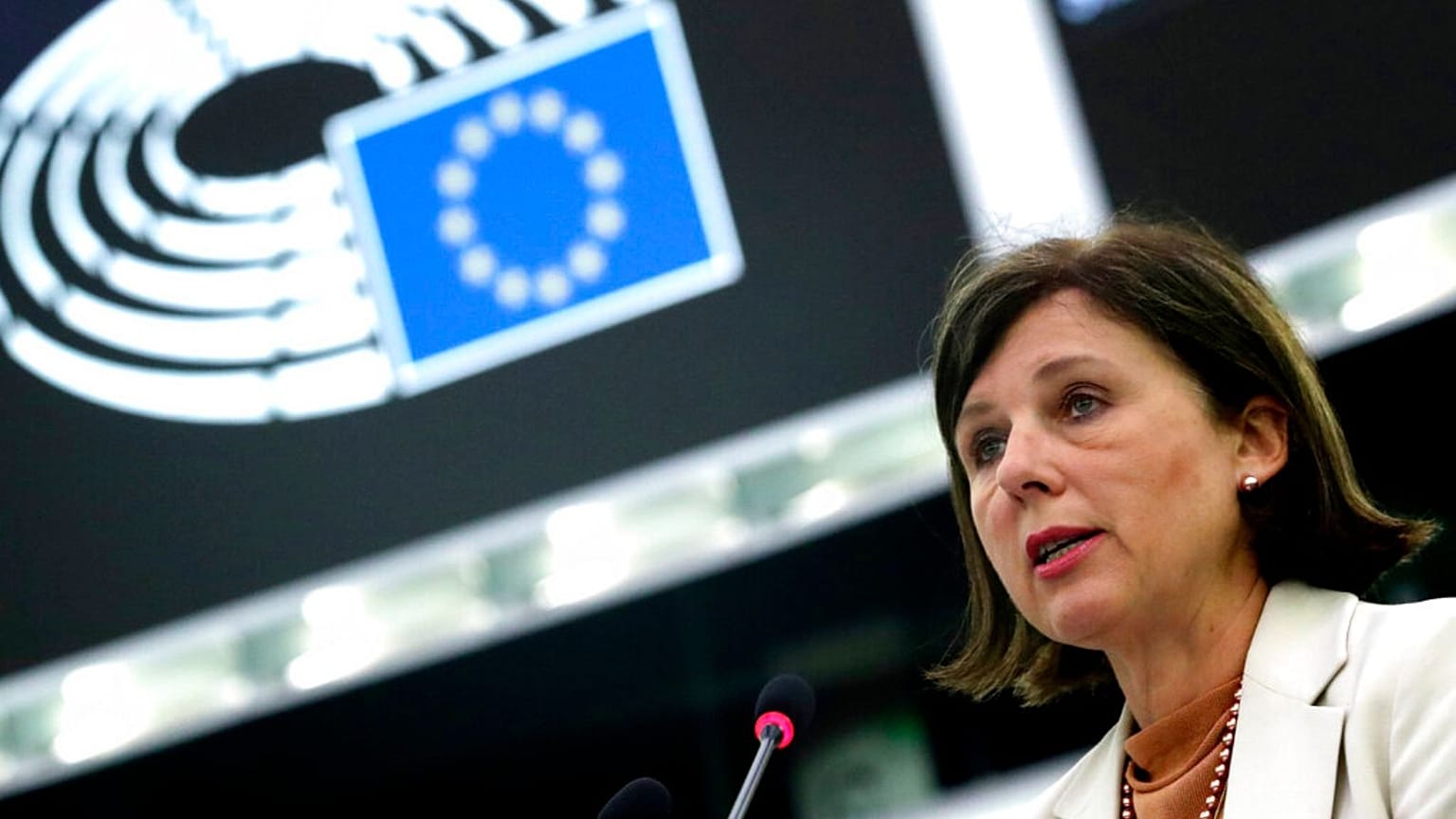 European Commissioner for Values and Transparency Vera Jourova 