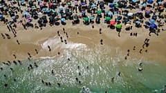 People swimming in Rio