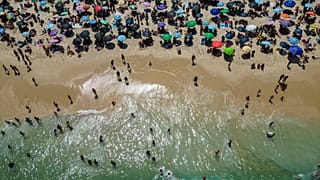 People swimming in Rio