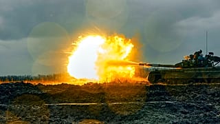 FILE Ukrainian army fires a captured Russian tank T-80 at the Russian position in Donetsk region, Ukraine, Tuesday, Nov. 22, 2022.