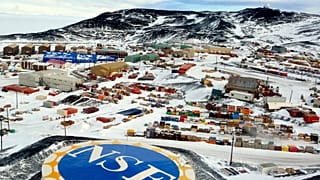 A McMurdo állomás az Antarktiszon