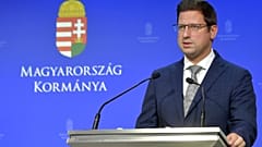 Gulyás Gergely a csütörtöki kormányinfón 
