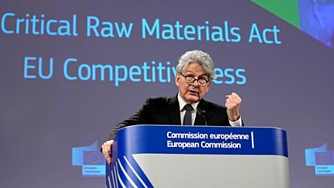 EU internal market commissioner Thierry Breton