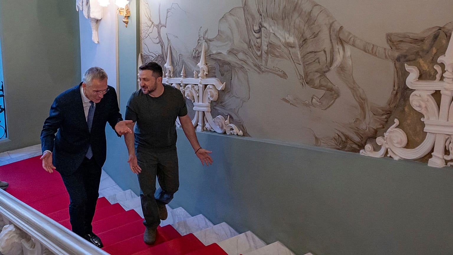 Stoltenberg és Zelenszkij Kijevben