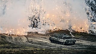 FILE -  A Leopard 2 tank is seen in action in Augustdorf, Germany, Feb. 1, 2023.