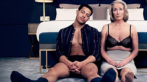 What does AI think our orgasms look like? (Pictured here - scene from the film Good Luck To You, Leo Grande)
