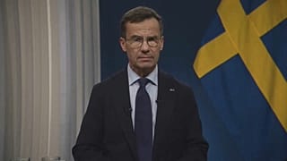 Il primo ministro svedese Ulf Kristersson.