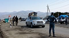Ankommende Flüchtlinge in Armenien