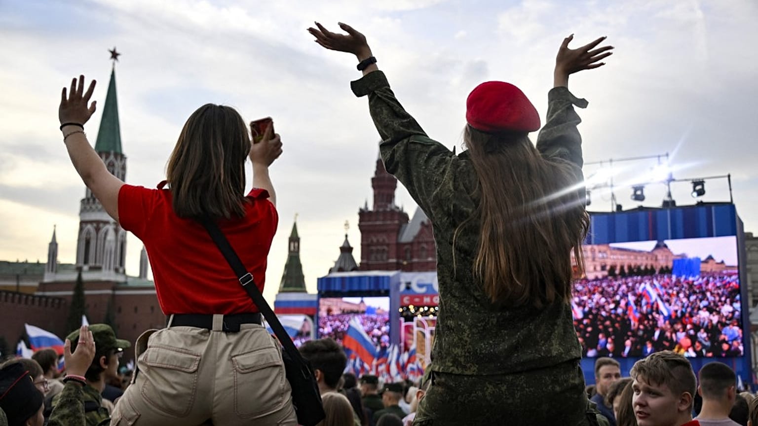 Concert pour célébrer le 1er anniversaire de l'annexion de quatre régions de l'Ukraine - Moscou