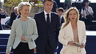 Von der Leyen, Macron, Meloni auf Malta