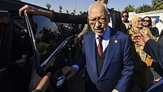 L'ex presidente del parlamento della Tunisia Rached Ghannouchi