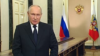 Putin bei der Ansprache anlässlich des ersten Jahrestags der Annexion am 30. September 2023