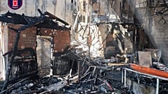 Κατεστραμμένο νυχτερινό κέντρο στην Μούρθια μετά από μεγάλη πυρκαγιά