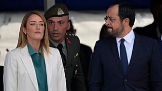 AP Başkanı Roberta Metsola ve Kıbrıslı Rum lider Nikos Hristodulidis 