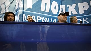 A bányászok már 2021-ben is tüntettek a munkahelyeik megőrzéséért 