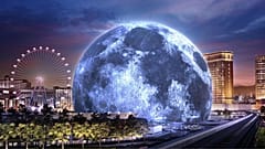 A rendering of the Sphere in Las Vegas. 