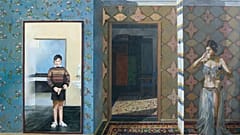 Σοράγια, 1976, λάδι σε μουσαμά, 110 x 150 εκ., συλλογή του καλλιτέχνη. 