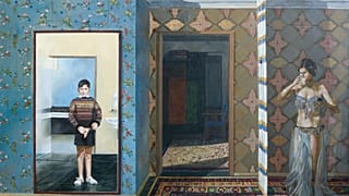 Σοράγια, 1976, λάδι σε μουσαμά, 110 x 150 εκ., συλλογή του καλλιτέχνη. 