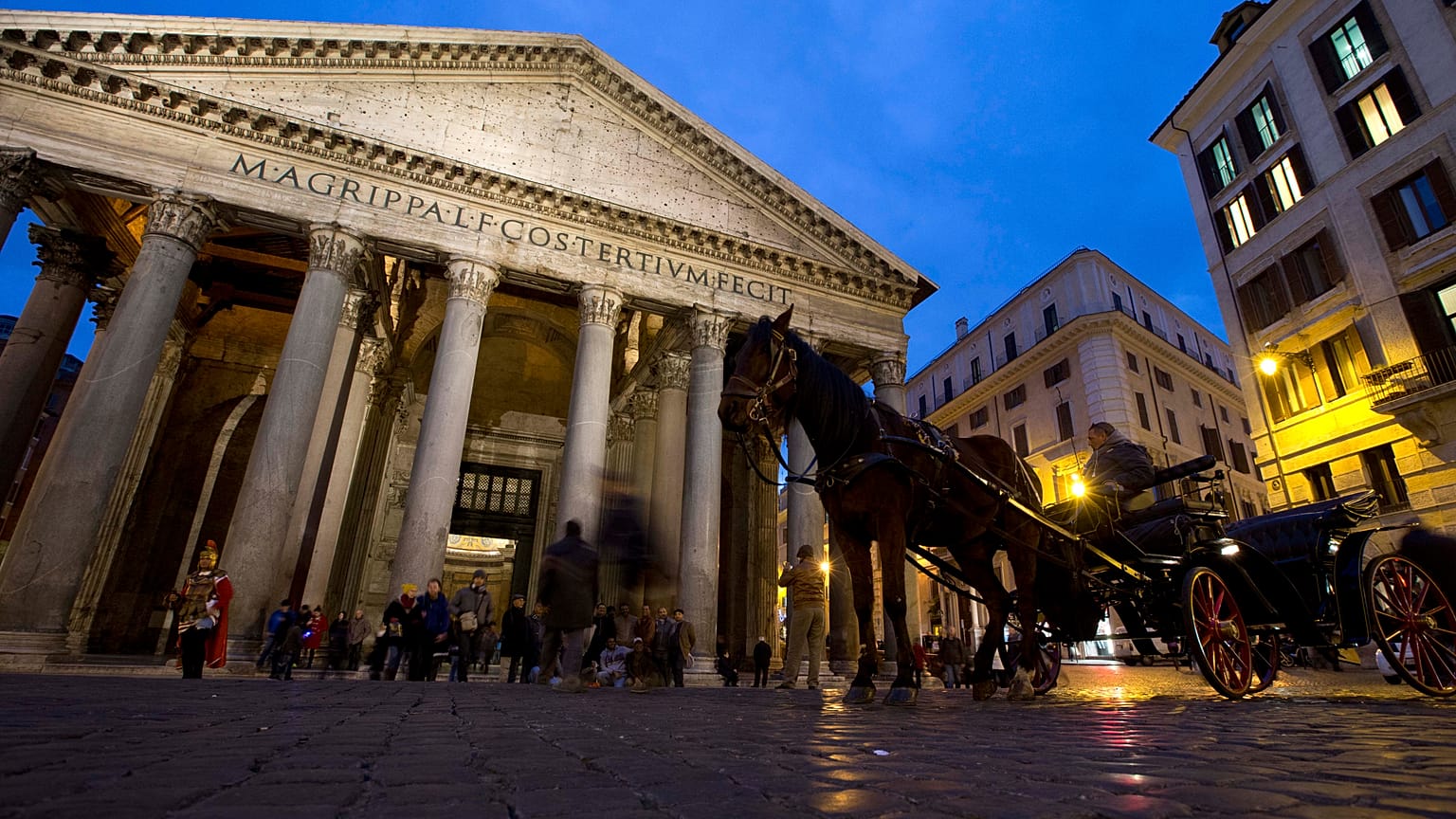 The Pantheon in Rome is one of the best-preserved examples of Roman construction techniques. It's nearly 2,000 years old.