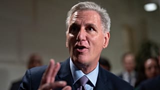 Kevin McCarthy nach der Abwahl, sprachlos und wütend.