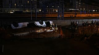 سقوط حافلة من جسر في البندقية. 2023/10/03