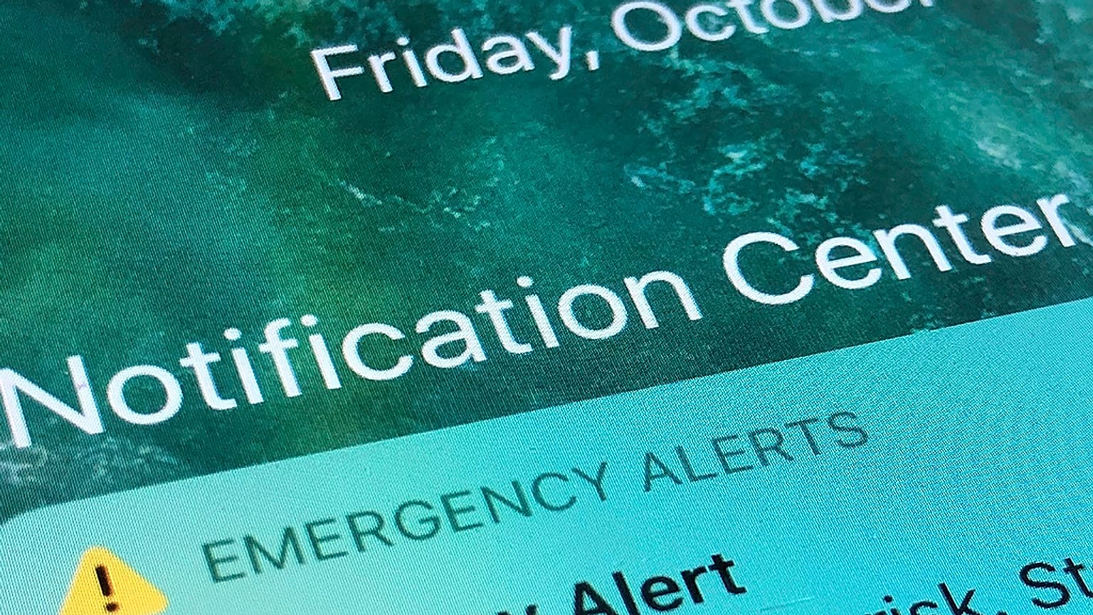 Egy korábbi vészhelyzeti főpróba az Egyesült Államokban: így néz ki mobiltelefonon