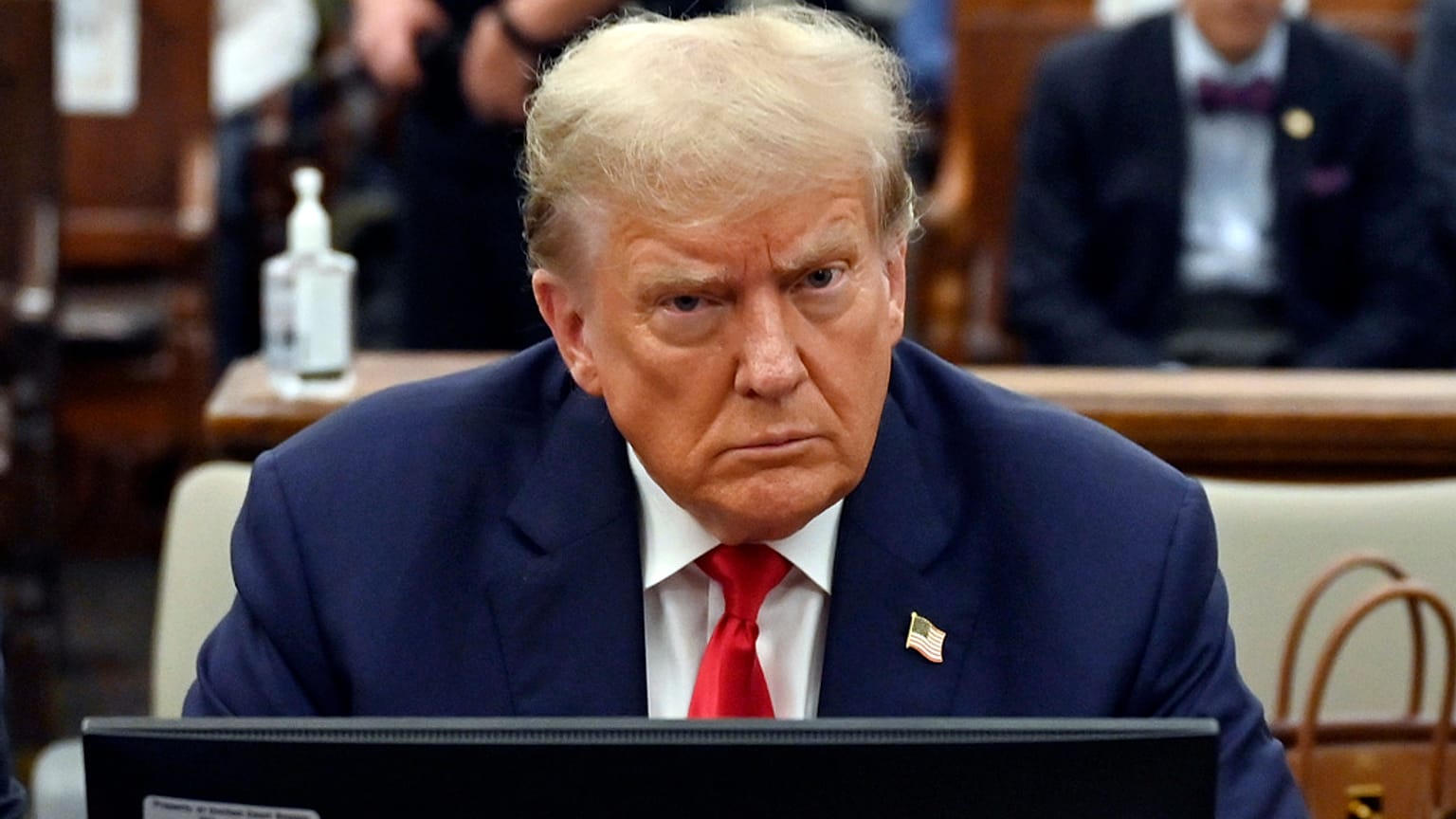 Donald Trump en el tribunal de Nueva York