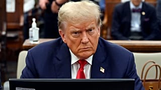 Donald Trump en el tribunal de Nueva York