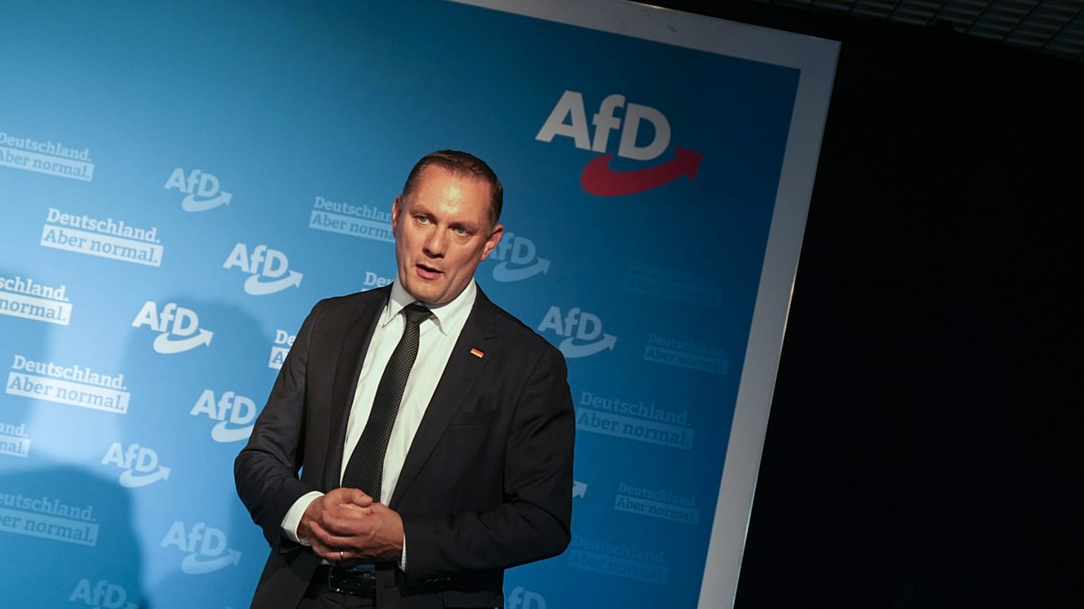 AfD-Chef Tino Chrupalla war am Mittwoch im Krankenhaus - Archivbild