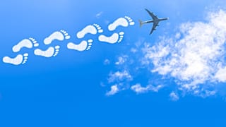 Flying could soon be limited by personal carbon allowances, report warns.