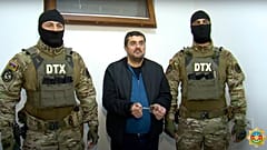 Кадры ареста
