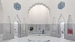 Mehtap Baydu, Benimle Diğer Her Şey Arasındaki Mesafe, 2017, Zeyrek Çinili Hamam'da Şifalı Kalıntıların Şifası kapsamında sergilendi