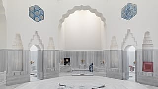 Mehtap Baydu, Benimle Diğer Her Şey Arasındaki Mesafe, 2017, Zeyrek Çinili Hamam'da Şifalı Kalıntıların Şifası kapsamında sergilendi
