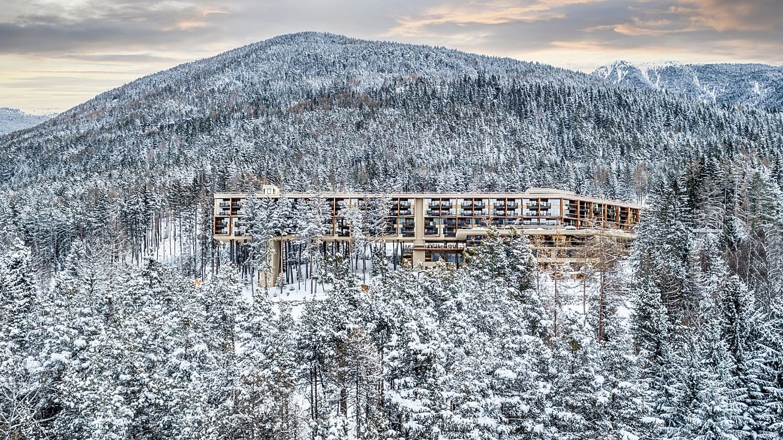 My Arbor hotel in winter.