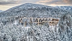 My Arbor hotel in winter.